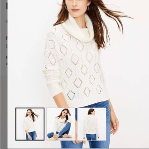 Bobble Turtleneck Sweater Sz Medium